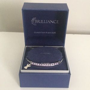 Bracelet with Swarovski crystals